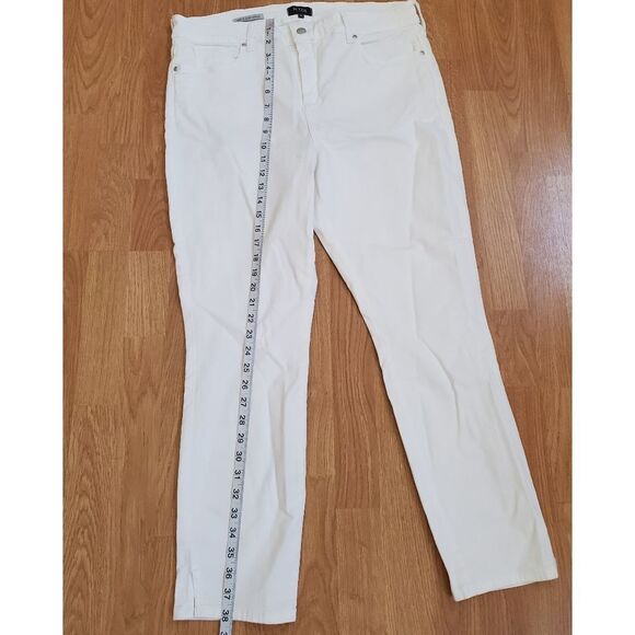 NYDJ White Ami Ankle Skinny Jeans Size 16 - Picture 11 of 14